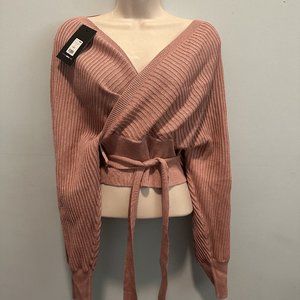 Super Cute Wrap Sweater